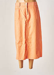 Jupe longue orange DIANE LAURY pour femme seconde vue