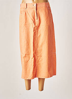 Jupe longue orange DIANE LAURY pour femme