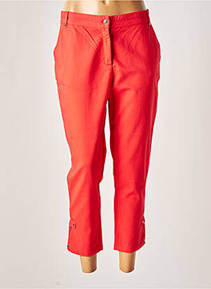 Pantalon 7/8 rouge GUY DUBOUIS pour femme
