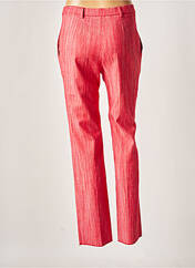 Pantalon droit rouge K'TENDANCES pour femme seconde vue