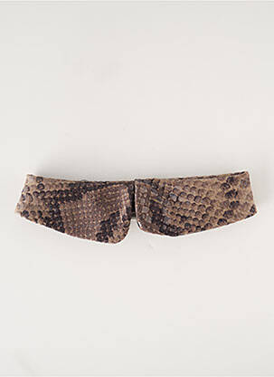 Col / Tour de cou marron LES ROBES D'ANTOINETTE pour femme