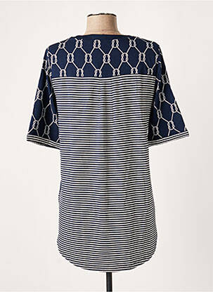 T-shirt imprimé fantaisie manches courtes bleu OLSEN femme