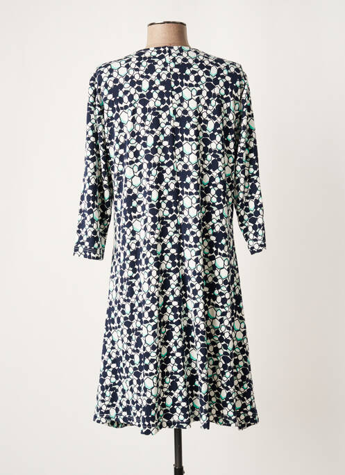 Robe mi-longue bleu CISO pour femme