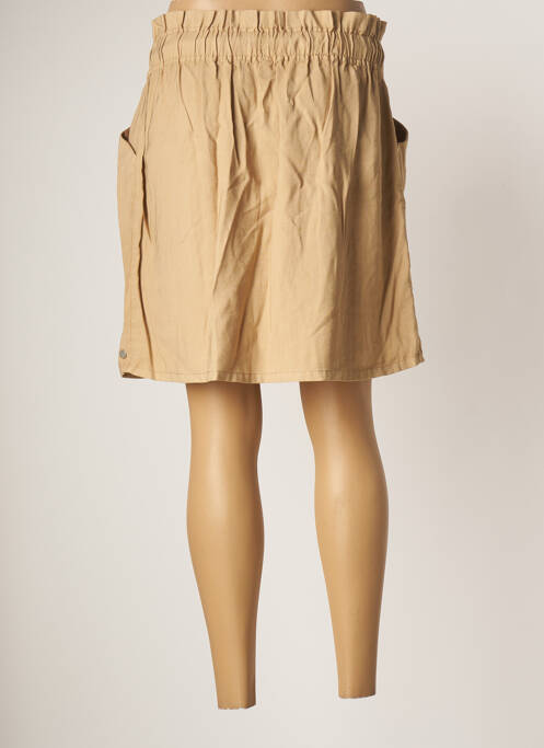 Jupe courte beige GARCIA pour femme