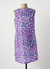 Robe mi-longue violet EGATEX pour femme seconde vue
