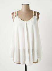 Top blanc LAGON BLEU pour femme seconde vue