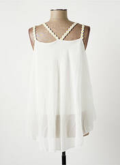 Top blanc LAGON BLEU pour femme seconde vue
