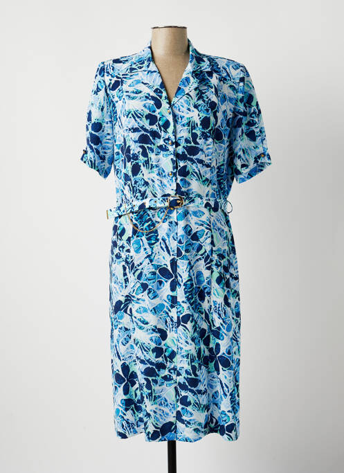 Robe mi-longue bleu CATY JANE pour femme