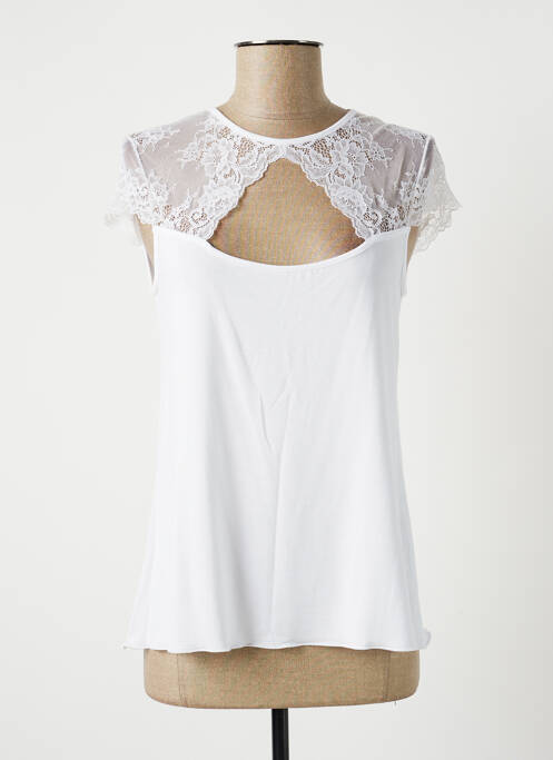 Top blanc MADIVA pour femme