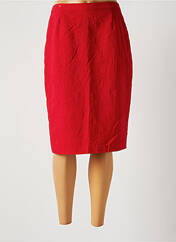Jupe mi-longue rouge GRIFFON pour femme seconde vue