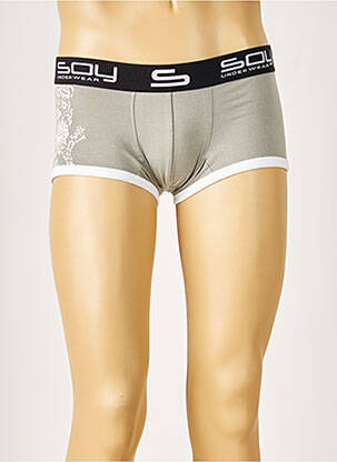 Boxer gris SO & CO pour homme