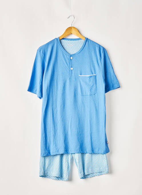 Pyjashort bleu EMINENCE pour homme
