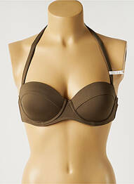 Haut de maillot de bain haut soutien-gorge moulé haut soutien-gorge moulé vert ESPRIT femme
