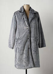 Manteau long gris AGATHE & LOUISE pour femme seconde vue