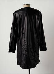 Manteau long noir FRANCK ANNA pour femme seconde vue