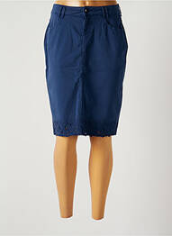 Jupe mi-longue taille normale bleu MERI & ESCA femme