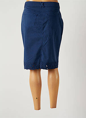 Jupe mi-longue taille normale bleu MERI & ESCA femme