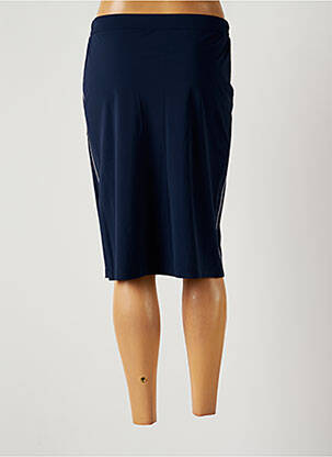 Jupe mi-longue stretch bleu MERI & ESCA femme