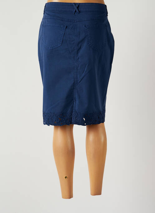 Jupe mi-longue bleu MERI & ESCA pour femme