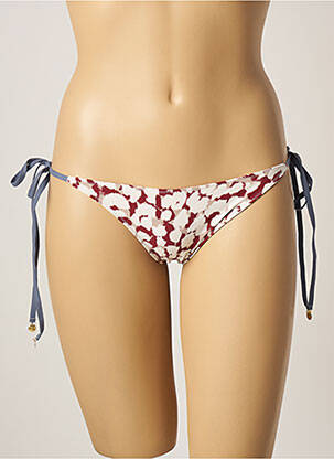 Bas de maillot de bain réversible bikini blanc LOVE STORIES femme