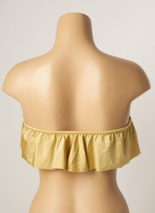 Haut de maillot de bain jaune LOVE STORIES femme