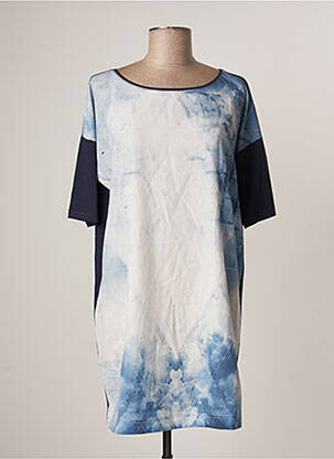 Robe courte bleu IKKS pour femme