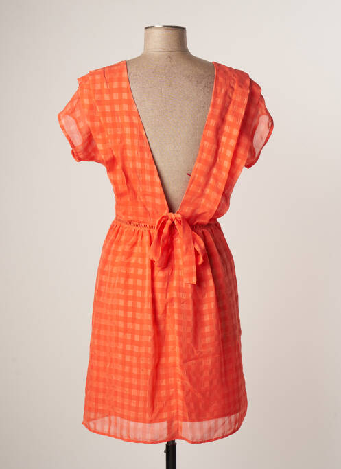 Robe courte orange I.CODE (By IKKS) pour femme