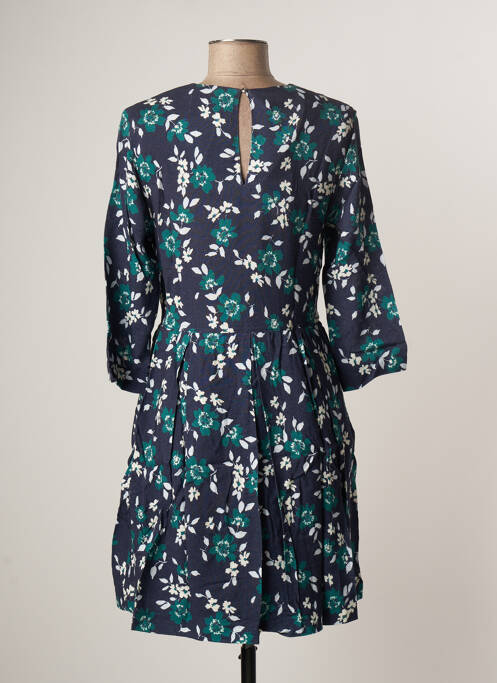 Robe courte bleu CUISSE DE GRENOUILLE pour femme