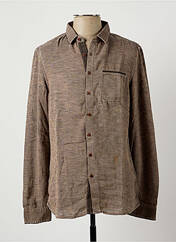 Chemise manches longues marron PEARLY KING pour homme seconde vue