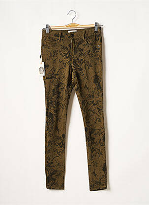 Pantalon slim stretch taille normale vert OBEY PROPAGANDA femme
