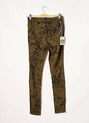 Pantalon slim stretch taille normale vert OBEY PROPAGANDA femme