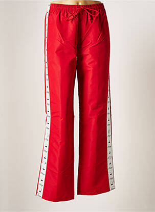 Pantalon droit rouge OBEY pour femme