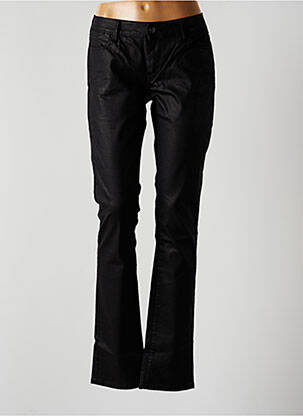 Pantalon slim tissage enduit taille normale noir TEDDY SMITH femme