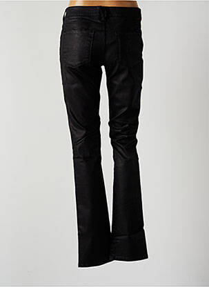 Pantalon slim tissage enduit taille normale noir TEDDY SMITH femme