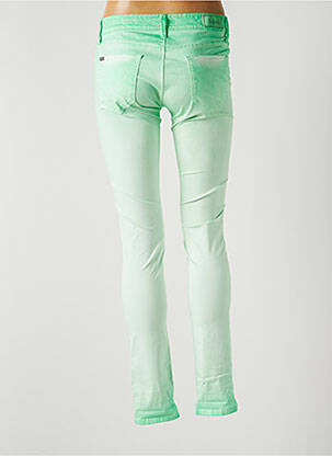 Pantalon slim taille basse taille basse vert SALSA femme