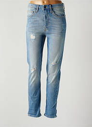 Jean coupe mom stretch taille haute bleu UNIQUE DNM femme