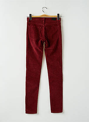 Pantalon slim stretch taille normale rouge BERENICE femme