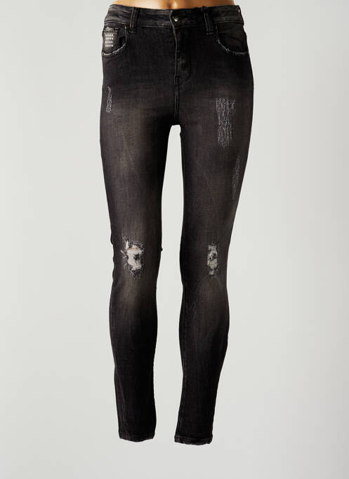 Jeans coupe slim gris UNIQUE DNM pour femme