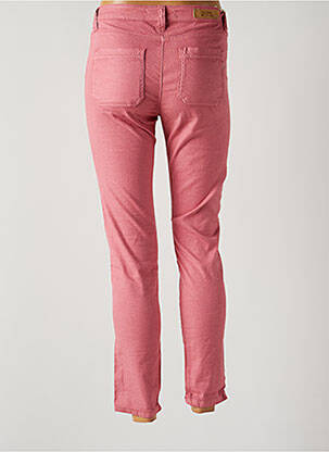 Pantalon 7/8 stretch taille normale rouge ISLOW femme