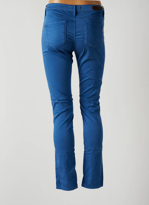 Pantalon slim broderie rivets taille normale bleu ISLOW femme