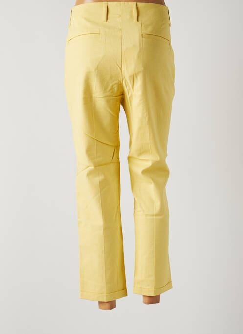 Pantacourt jaune HOD femme