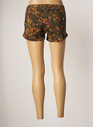 Short fermeture zippée sous rabat boutonné taille normale vert OBEY PROPAGANDA femme