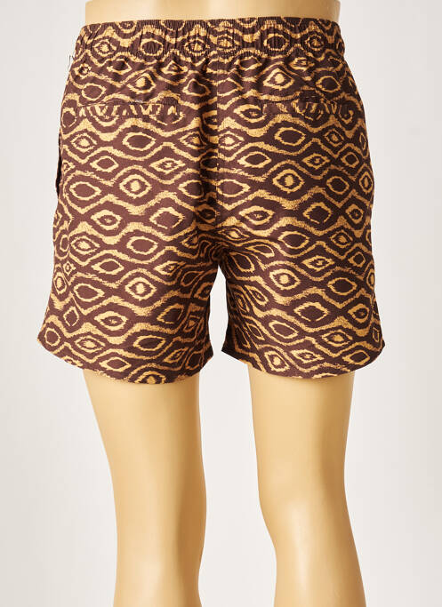 Short marron OBEY pour homme
