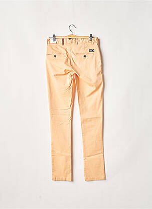 Pantalon chino tissage popeline taille normale rose HERO SEVEN femme