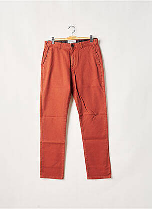 Pantalon chino poches taille normale orange PEARLY KING homme
