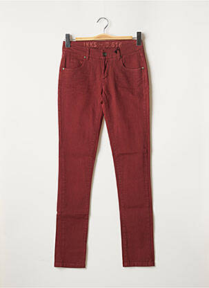 Jeans coupe slim slim taille basse orange IKKS femme