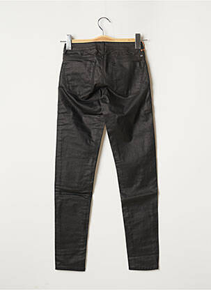 Pantalon slim taille basse taille basse noir TEDDY SMITH femme