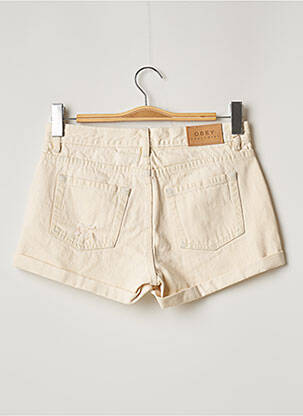 Short finition revers taille basse beige OBEY femme