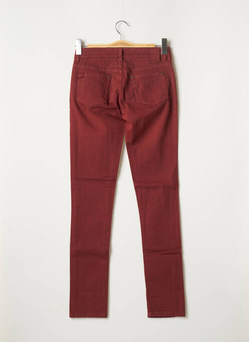 Jeans coupe slim slim taille basse orange IKKS femme