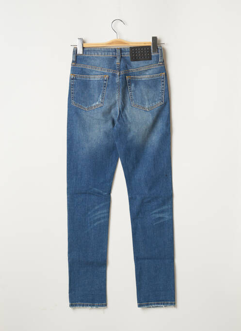 Jeans coupe droite bleu UNIQUE DNM pour femme